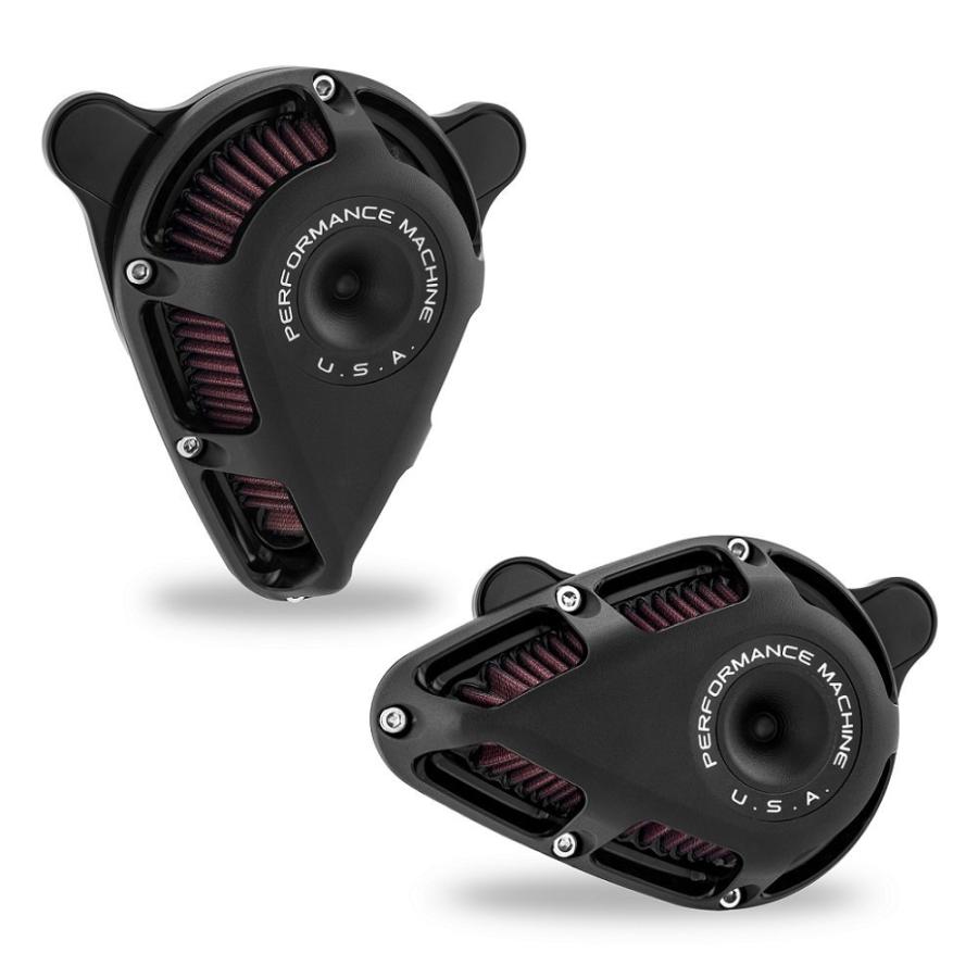 Performance Machine パフォーマンスマシン JET エアクリーナー 仕上げ：ブラックOPS Big Twin HARLEY-DAVIDSON ハーレーダビッドソン 吸気関連 エンジン