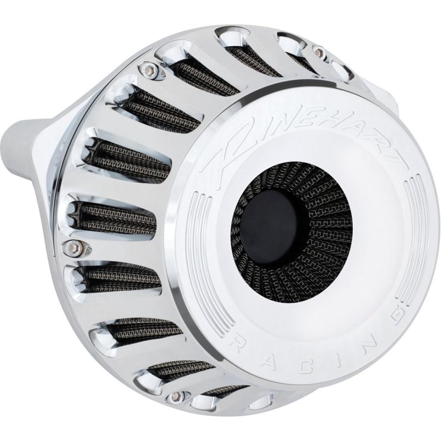 Rinehart ラインハート MOTO SERIES INVERTED AIR CLEANER エアクリーナー カラー：クロム ツーリング ダイナ ソフテイル 吸気関連 エンジン