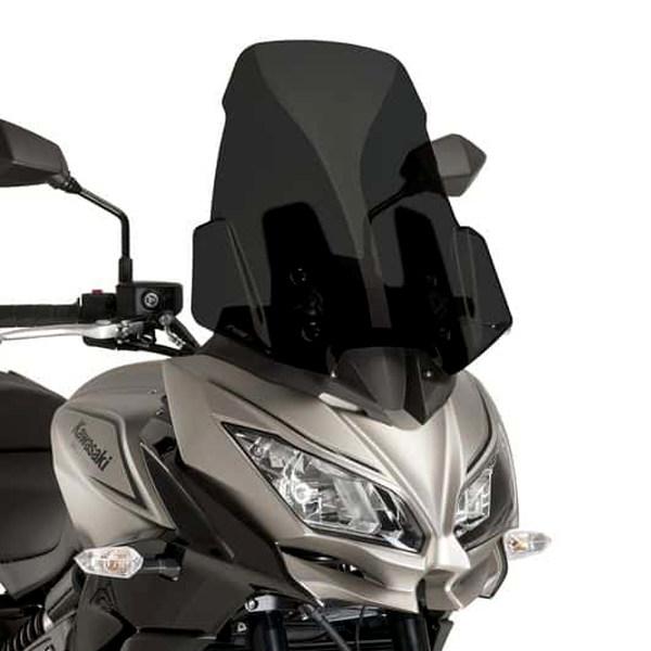 Puig プーチ ツーリングスクリーン カラー：ブラック VERSYS 1000 1100 650 GRAND TOURER KAWASAKI カワサキ スクリーン 外装_2