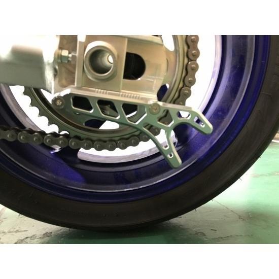 K-FACTORY ケイファクトリー V型スタンドフック カラー：メタリックシルバー MT-10 SP YAMAHA ヤマハ スタンドフック フレーム
