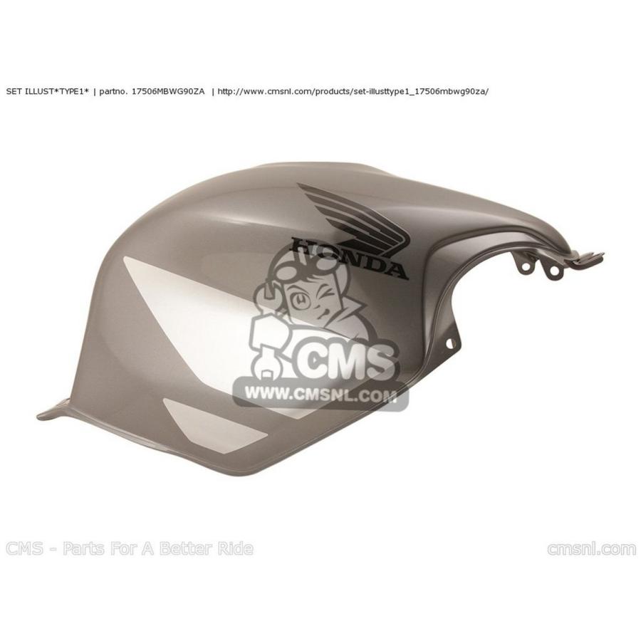 CMS シーエムエス SET ILLUST*TYPE1* CBR600F HURRICANE (5) EUROPEAN DIRECT SALES IRELAND HONDA ホンダ ガソリンタンク タンク関連 外装