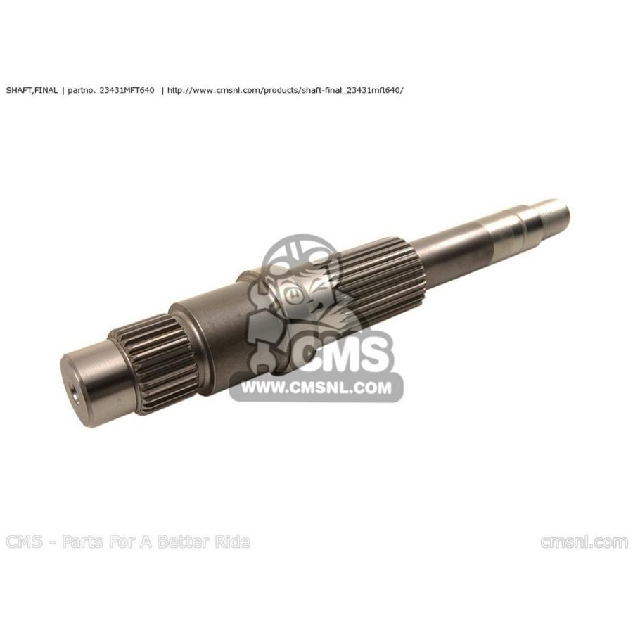 CMS シーエムエス SHAFT，FINAL FJS400A SILVER WING 2009 (9) FRANCE / ABS CMF 2F SINGAPORE FJS400D HONDA ホンダ ミッション・ギア エンジンパーツ