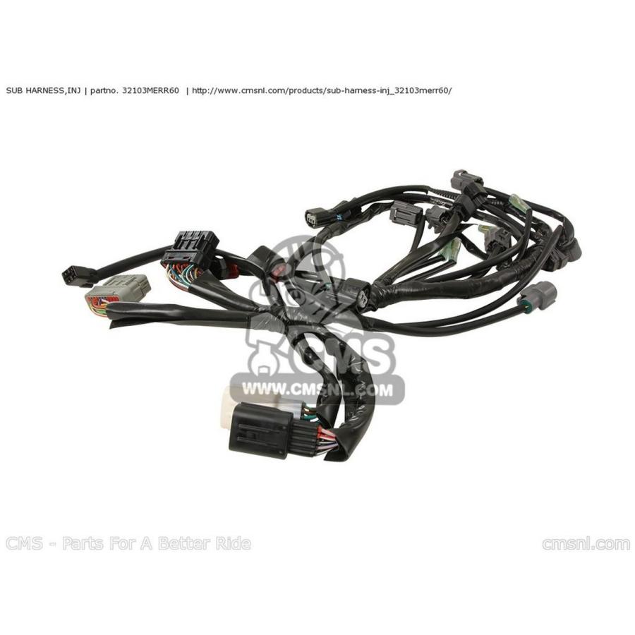 CMS シーエムエス SUB HARNESS，INJ CBF600N 2009 (9) EUROPEAN DIRECT SALES FRANCE / CMF CBF600S 2008 (8) BCT ENGLAND MKH CBF600SA ABS 25K HONDA ホンダ