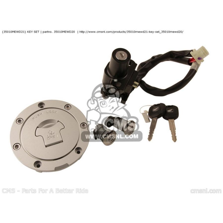 CMS シーエムエス (35010-MEW-D21) KEY SET HONDA ホンダ スイッチ スイッチ・ハーネス関係 電装系