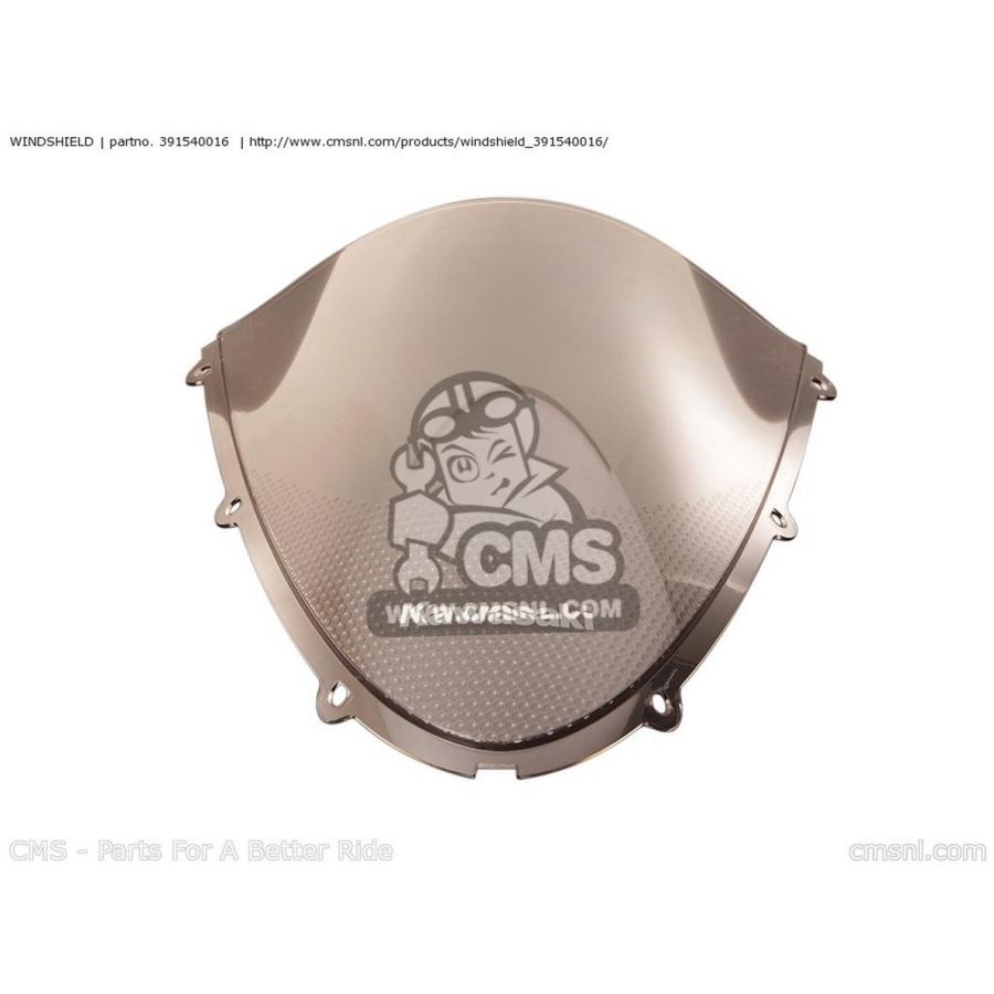 CMS シーエムエス WINDSHIELD ZX1000D6F NINJA ZX10R USA