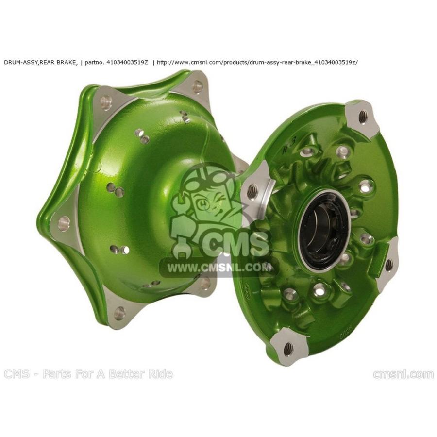 CMS シーエムエス DRUM-ASSY，REAR BRAKE， KX250-W9FA KX250F USA KX450-E9FA KX450F 2009 KAWASAKI カワサキ その他ブレーキパーツ ブレーキ