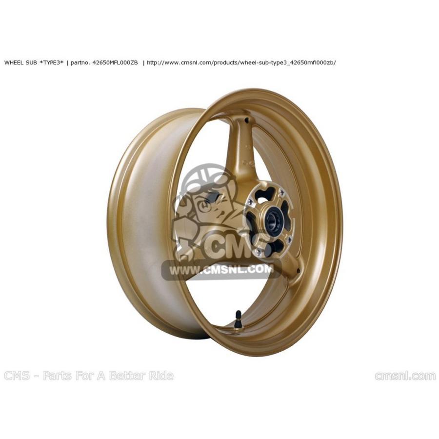 CMS シーエムエス WHEEL SUB *TYPE3* HONDA ホンダ ホイール ホイール関連 足回り
