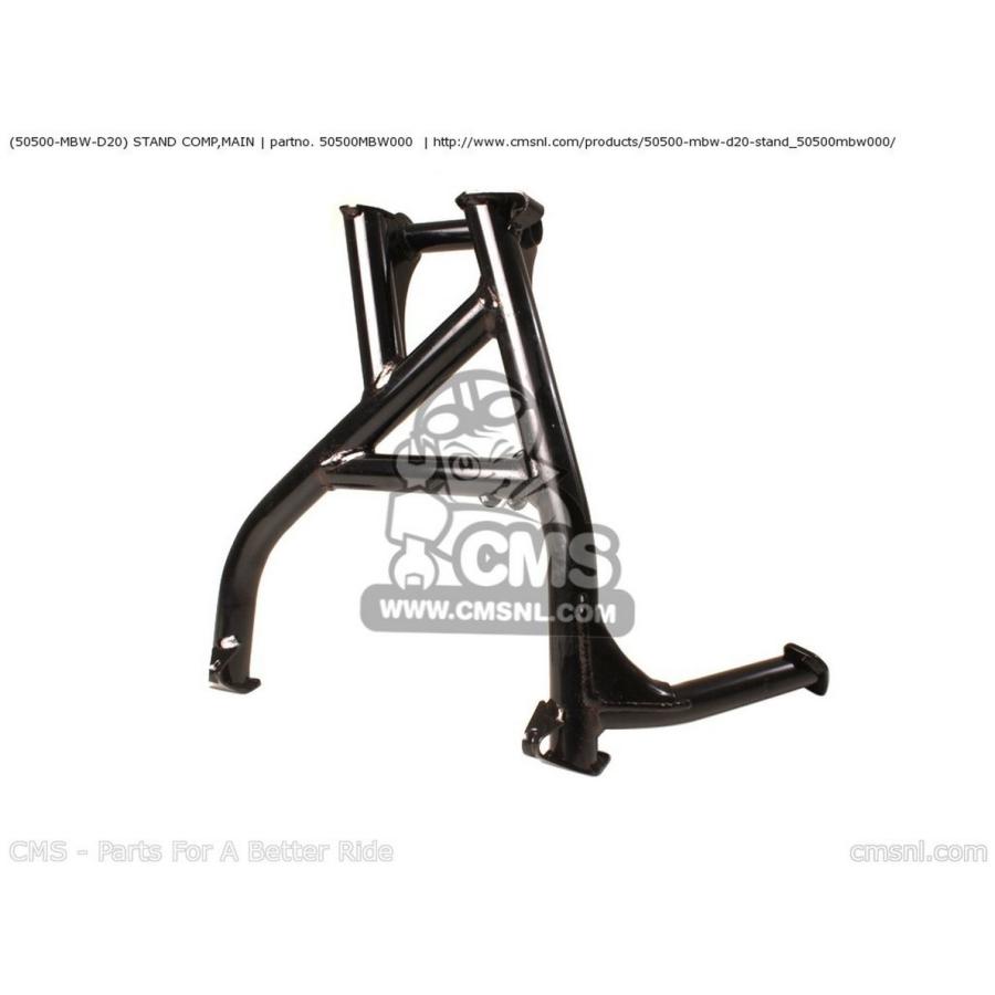 ブランド登録なし - CMS シーエムエス (50500-MBW-D20) STAND COMP，MAIN HONDA ホンダ 真っただ中照明ランプ・メイン照明ランプ 枠組み 車、バイク、自転車-バイク-スタンド