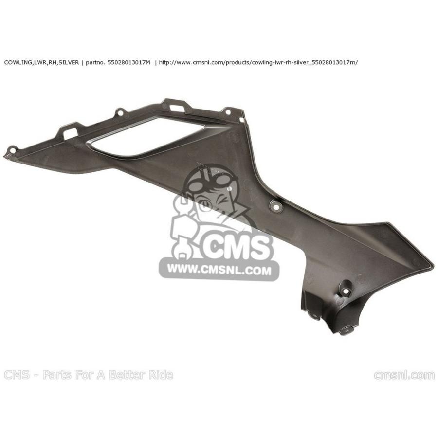CMS シーエムエス COWLING，LWR，RH，SILVER ZX600P7F NINJA ZX6R USA ZX636B1 CALIFORNIA CANADA KAWASAKI カワサキ アンダーカウル カウル関連 外装 | ブランド登録なし | 02