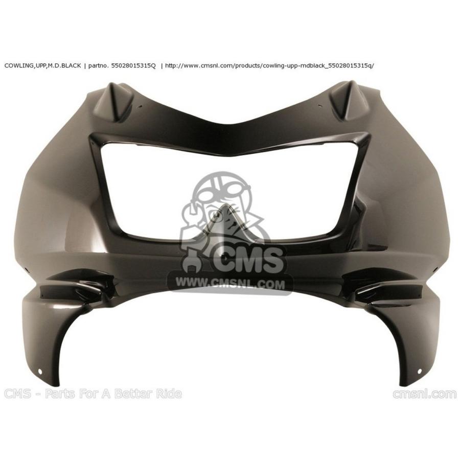 CMS シーエムエス COWLING，UPP，M.D.BLACK EX250J9F NINJA 250R 2009 USA KAWASAKI カワサキ アッパーカウル・フロントカウル カウル関連 外装