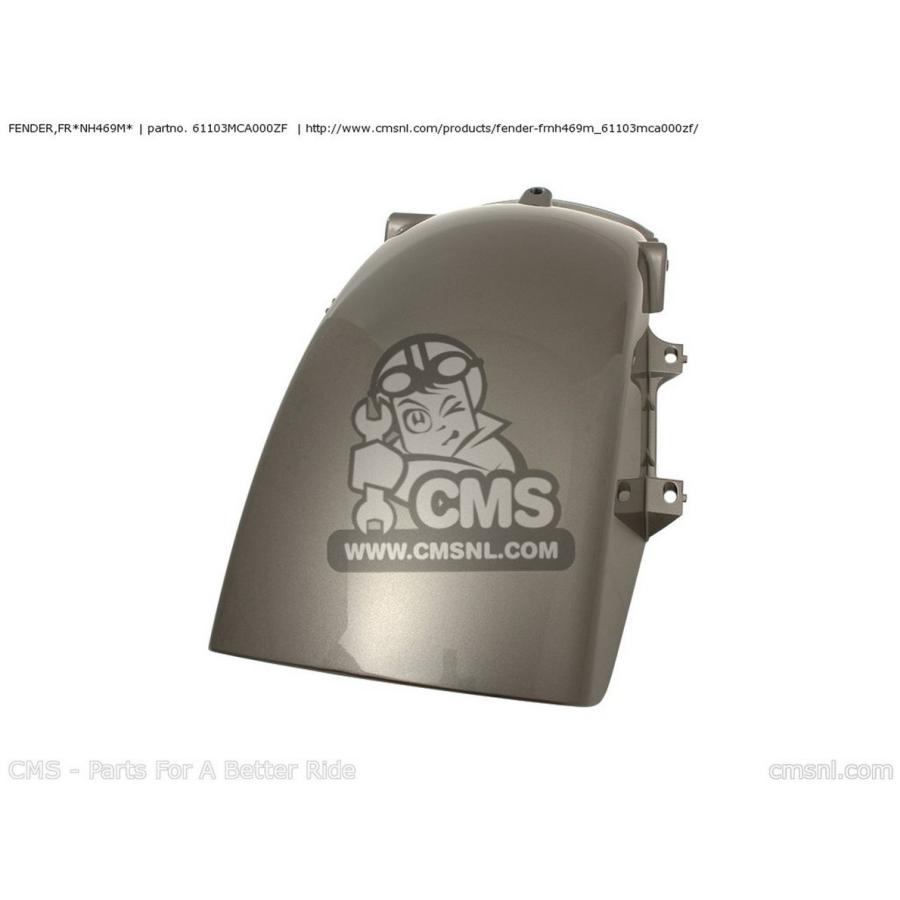 ブランド登録なし - CMS シーエムエス FENDER，FR*NH469M* GL1800 GOLDWING (2) USA (3) GL1800A AUSTRALIA / KMH CANADA ENGLAND EUROPEAN DIRECT SALES FRANCE CMF (4) 飾りつけ 車、バイク、自転車-フロントフェンダー-外装パーツ