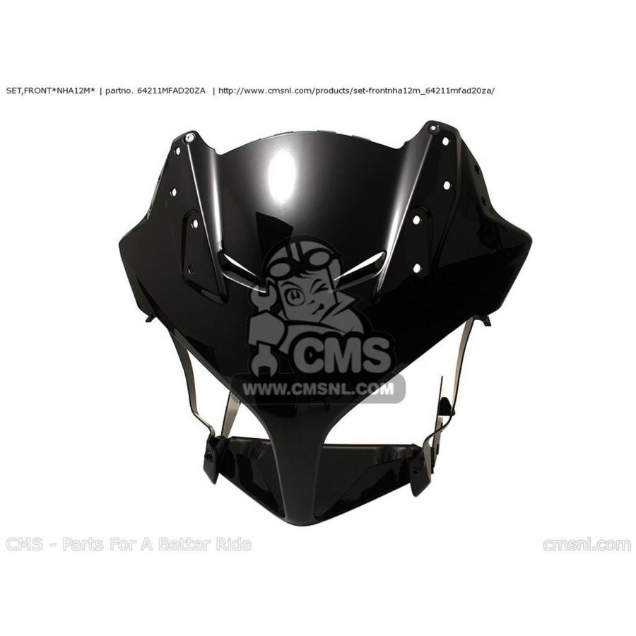 CMS シーエムエス SET，FRONT*NHA12M* CBF1000 2007 (7) ENGLAND / MKH CBF1000S ABS EUROPEAN DIRECT SALES FRANCE CMF IRELAND CBF1000T HONDA ホンダ 外装