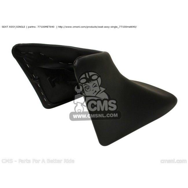 CMS シーエムエス SEAT ASSY，SINGLE CBF500 2004 (4) ENGLAND EUROPEAN DIRECT SALES / 3ED FRANCE CMF IRELAND 2006 (6) 25K CBF500A ABS HONDA ホンダ 外装の画像