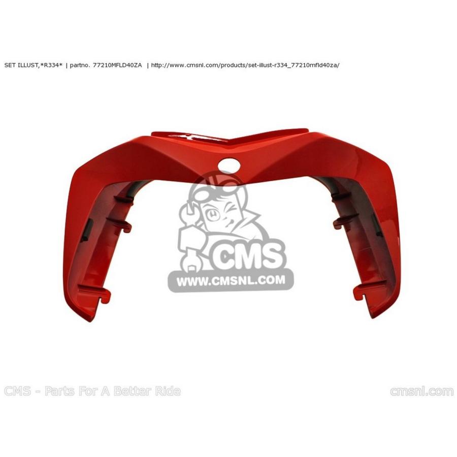 CMS シーエムエス SET ILLUST，*R334* HONDA ホンダ シートカウル・テールカウル カウル関連 外装_4