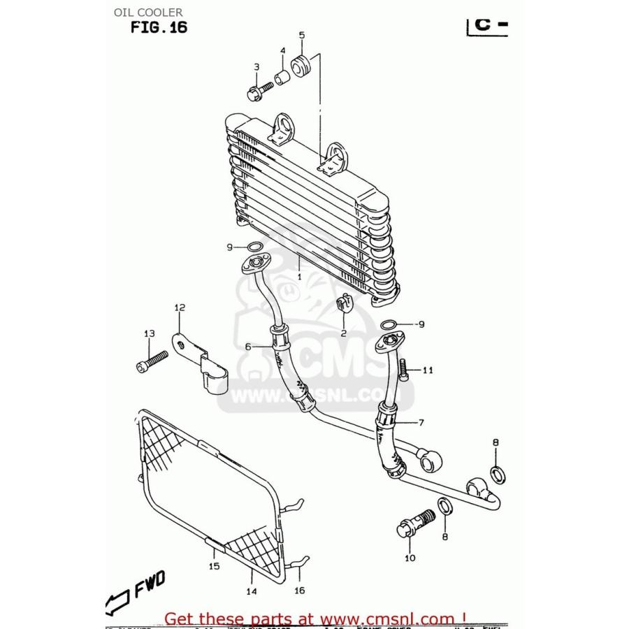 確認 CMS シーエムエス COOLER ASSY，OIL SUZUKI スズキ オイル
