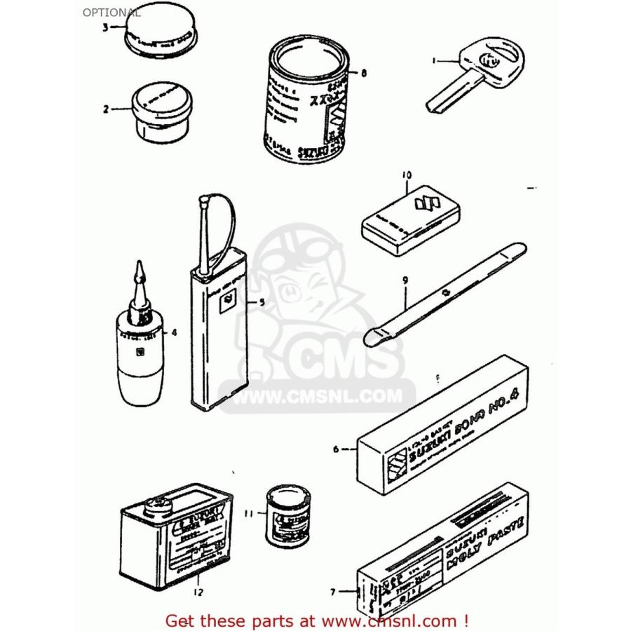CMS シーエムエス (11402-49824) GASKET SET GS1000 1978 (C) GENERAL EXPORT (E01) GS1000E 1979 (N) SUZUKI スズキ エンジンガスケット エンジンパーツ_1