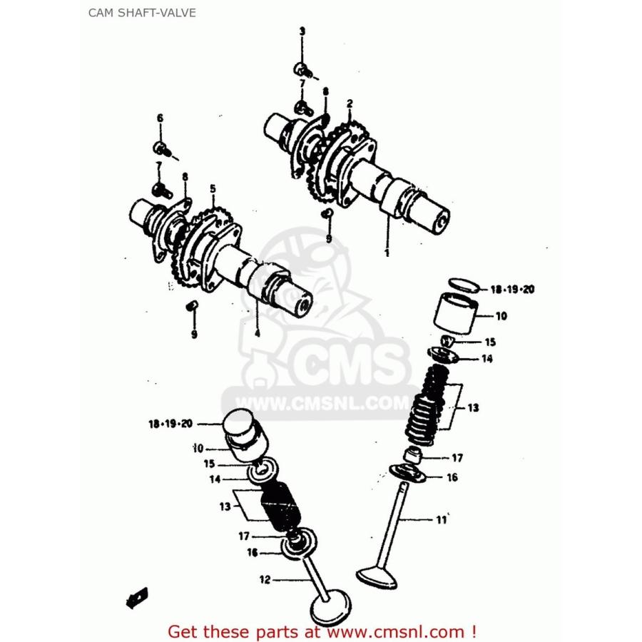 CMS シーエムエス (1280045811) SHIM SET，TAPPET SUZUKI スズキ カムシャフト エンジンパーツ エンジン
