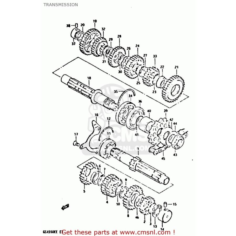 CMS シーエムエス (27600-19C00-112) CHAIN ASSEMBLY，DRIVE SUZUKI スズキ その他エンジンパーツオプション・補修部品 エンジンパーツ エンジン