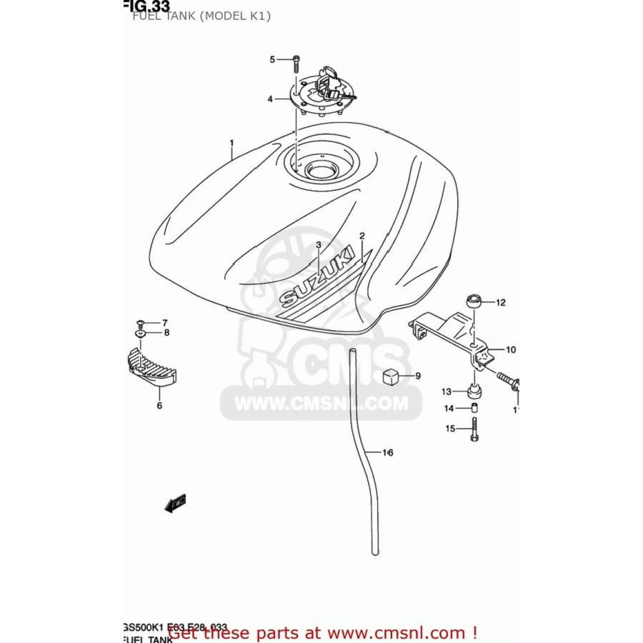 CMS シーエムエス (4420133810) CAP SET，FUEL TANK SUZUKI スズキ ガソリンタンクキャップ タンク関連 外装