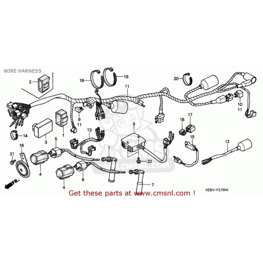 CMS シーエムエス UNIT COMP，CDI (80 CA125 REBEL 1997 (V) GERMANY / KPH SL 1998 (W) 1999 (X) HONDA ホンダ CDI・イグナイター 点火系 エンジン
