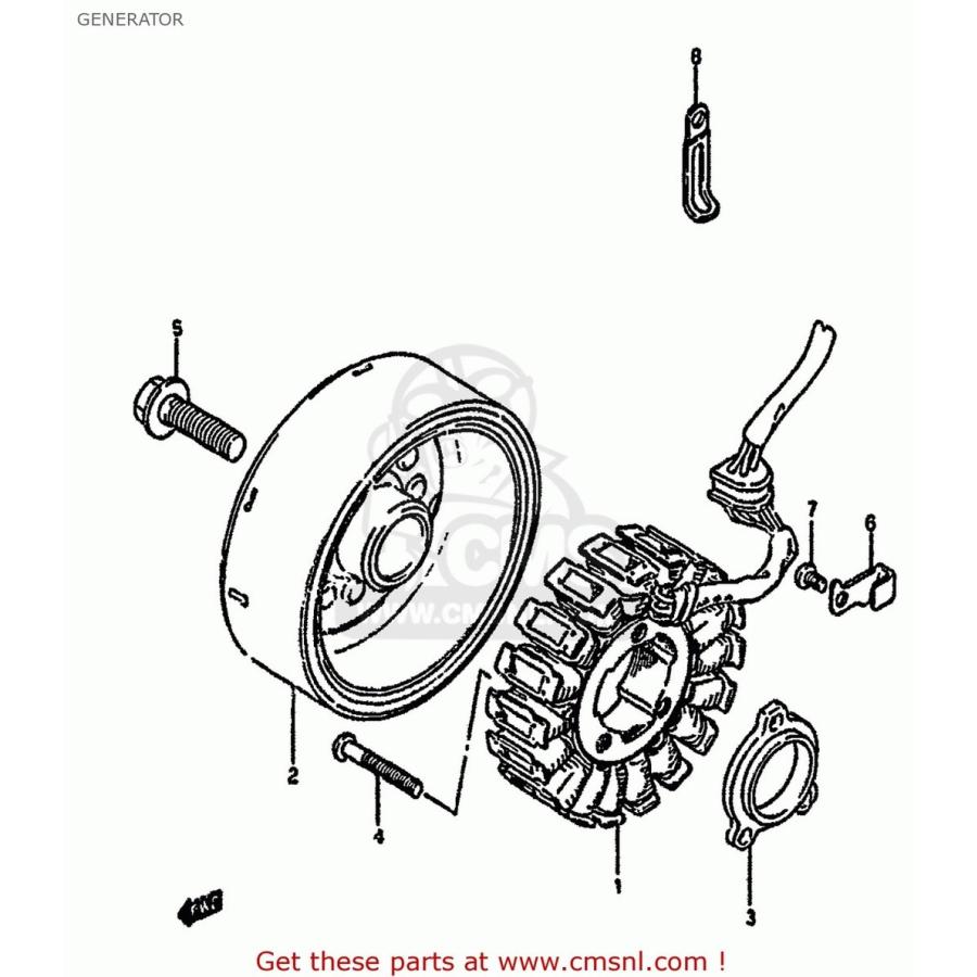CMS シーエムエス STARTER ASSY GSF400 1991 (M) (E02 E04 E16 E21 E22 E24 E25 E34 E53) 1992 (N) E30 1993 (P) BANDIT USA (E03) CALIFORNIA (E03 E33)