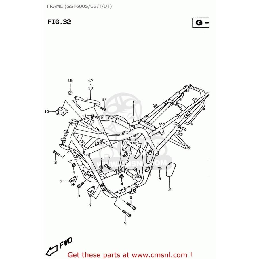 CMS シーエムエス (41100-26E51-28V) FRAME COMP SUZUKI スズキ フレーム