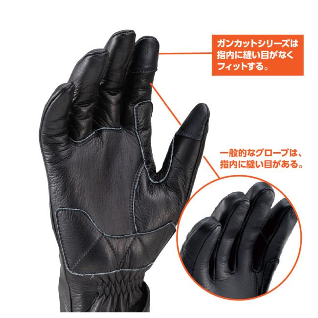 HenlyBegins ヘンリービギンズ HBG-039 内縫いガンカット ロング サイズ：XL レザーグローブ グローブ アパレルの画像