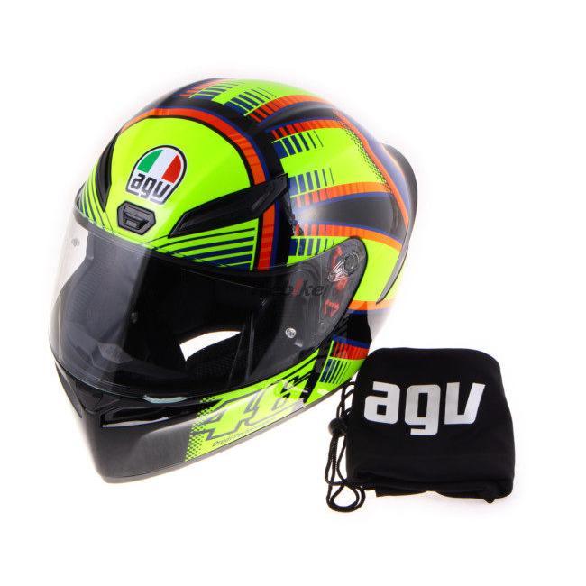 AGV AGV:エージーブイ K1 ヘルメット バレンティーノロッシ SOLELUNA 2015 サイズ：S（55-56cm）｜webike02｜02