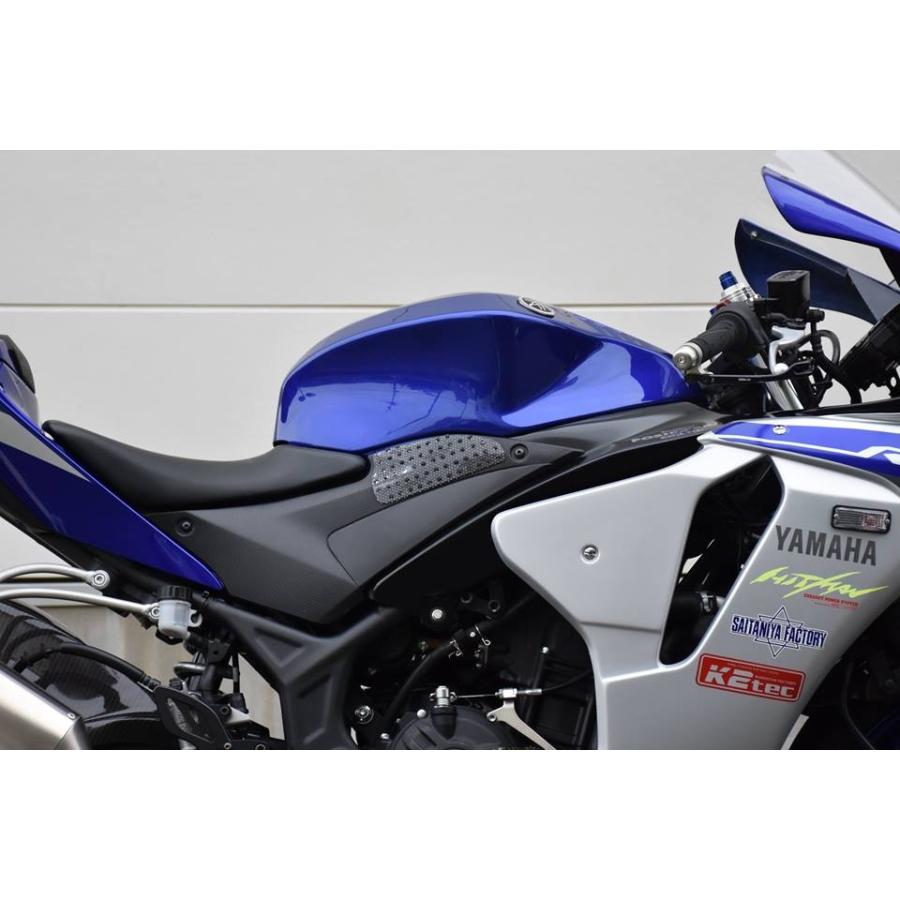 yamaha yzf-r25 才谷屋 r1-typeタンクカバー 黒ゲル
