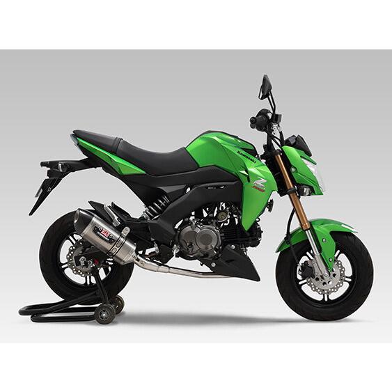 ヨシムラ Z125 PRO フルエキマフラー 機械曲R-77Sサイクロン STC ヨシムラ（YOSHIMURA） 機械曲R-77S サイクロン カーボンエンド EXPORT