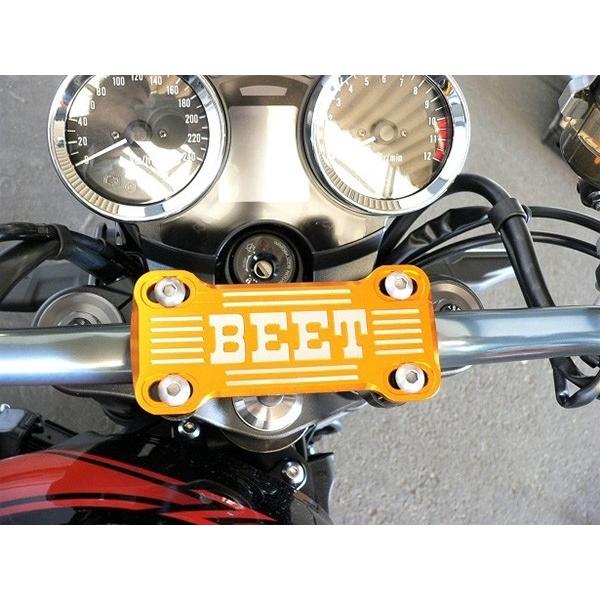 BEET - 音楽的リズム テーパーバーハンドル汎用クランプブレースキット 色つや：ゴールド ハンドルポスト・ハンドルライザー 手持ち部分境界線の外側部分品 手持ち部分 車、バイク、自転車-ハンドルポスト、クランプ