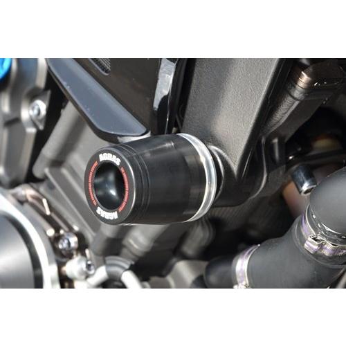 AGRAS アグラス レーシングスライダー 4点セット ロゴ：有り / ジュラコンカラー：ブラック MT-10 YAMAHA ヤマハ エンジンスライダー・フレームスライダー
