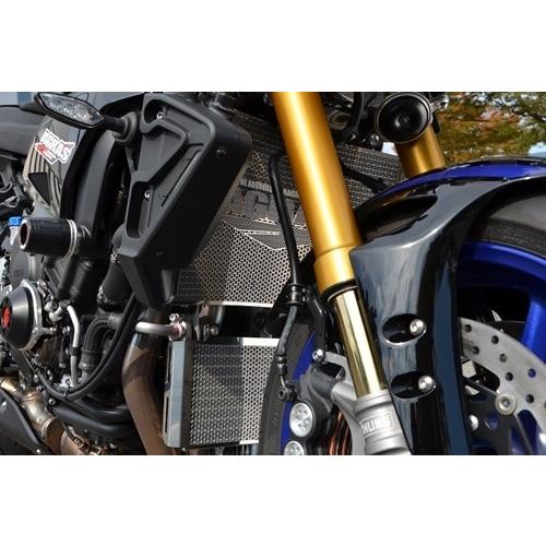 AGRAS アグラス ラジエターコアガード ロゴ：有り(Aタイプ) MT-10 YAMAHA ヤマハ ラジエーターコアガード・オイルクーラーコアガード 冷却関連 エンジン