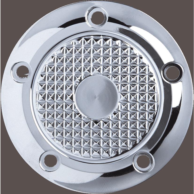 ハーレー アルミ砂型ポイントカバー 7フィンタイプ ショベルビック