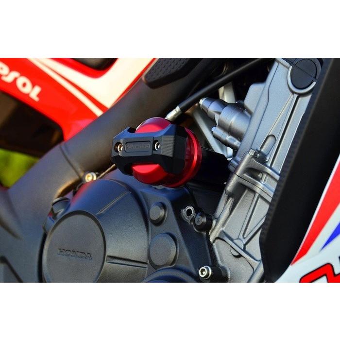 RIDEA リデア フレームスライダー スタンダードタイプ カラー：ブルー CB650F CBR650F HONDA ホンダ エンジンスライダー・フレームスライダー フレーム_2