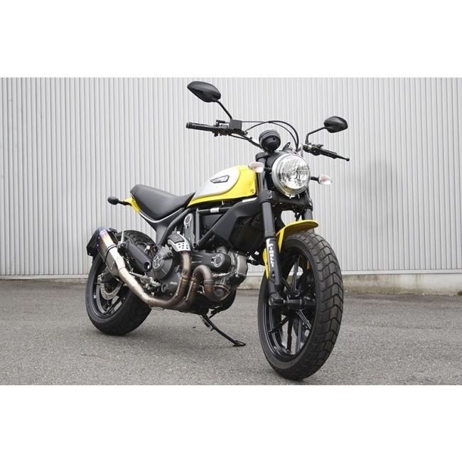 TRICKSTAR トリックスター スリップオンマフラー IKAZUCHI (イカヅチ) ショート 政府認証 サイレンサータイプ：焼チタン SCRAMBLER DUCATI ドゥカティ マフラー_2
