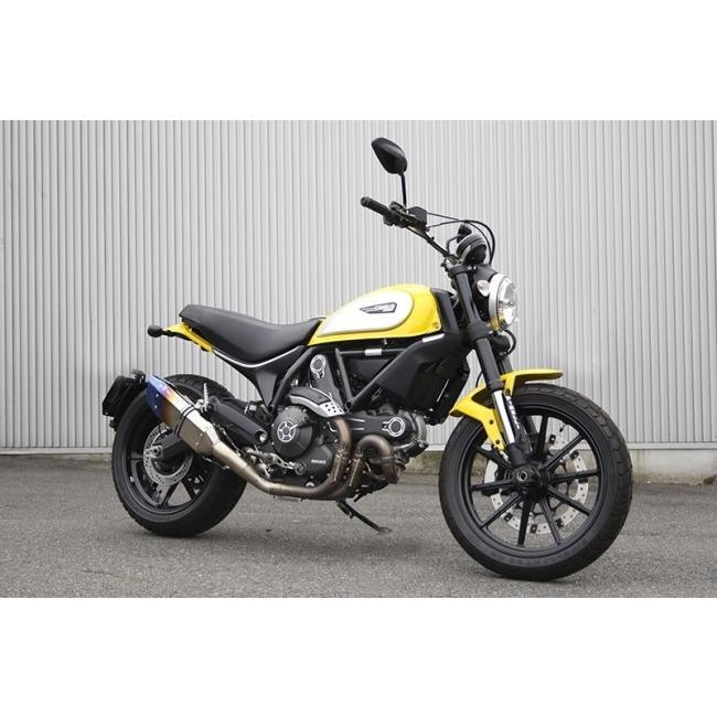 TRICKSTAR トリックスター スリップオンマフラー IKAZUCHI (イカヅチ) ショート 政府認証 サイレンサータイプ：焼チタン SCRAMBLER DUCATI ドゥカティ マフラー_3