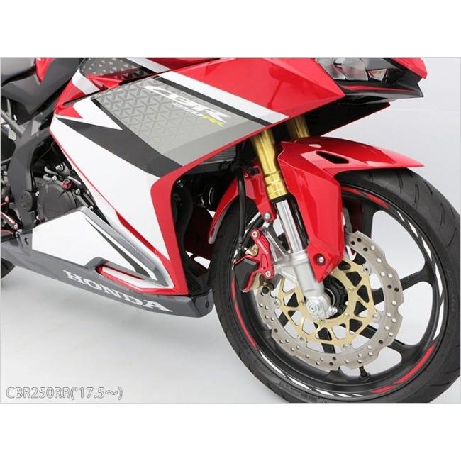 ENDURANCE エンデュランス FRキャリパーガードキット カラー：ゴールド CBR250RR レブル250 S Edition GB350 GB350S 400X HONDA ホンダ キャリパーガード_3