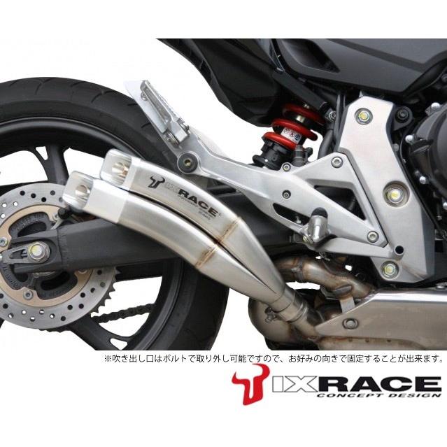 IXRACE アイエックスレース ツインアップ スリップオンマフラー CBR 650 F CB HONDA ホンダ マフラー_6