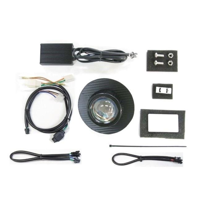 PROTEC プロテック LEDプロジェクターヘッドライトキット 6000k パネルカラー：ブラックカーボン スーパーカブ110 HONDA ホンダ LEDヘッドライトバルブ 灯火類 | PROTEC（車、バイク）