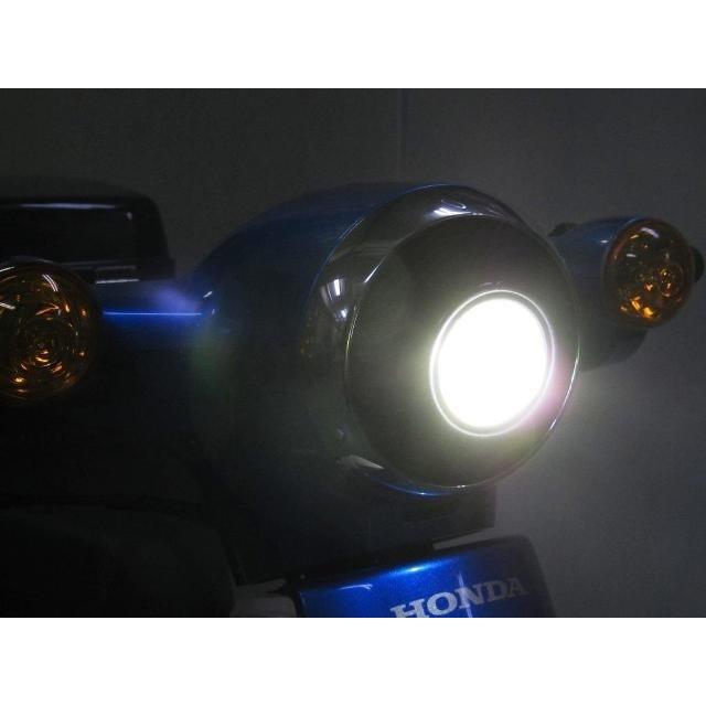PROTEC プロテック LEDプロジェクターヘッドライトキット 6000k パネルカラー：ブラックカーボン スーパーカブ110 HONDA ホンダ LEDヘッドライトバルブ 灯火類 | PROTEC（車、バイク） | 02