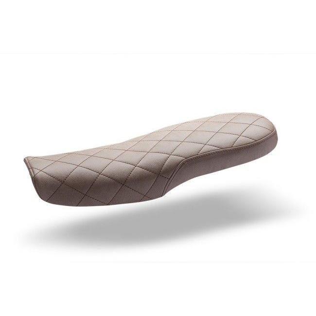 C-RACER シーレーサー スクランブラーシート ステッチカラー：Brown：ブラウン / 生地の仕様：Brown：ブラウン ステッチタイプ：RHOMBUS：ひし形 CX500 シート
