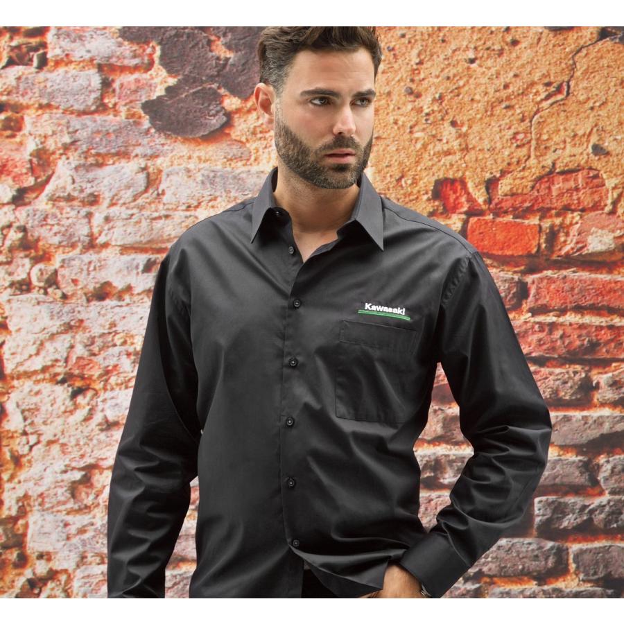 US KAWASAKI US KAWASAKI:北米カワサキ純正アクセサリー 3 グリーンライン クラシックドレスシャツ SIZE：3X