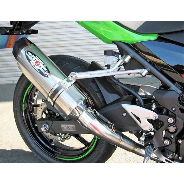 BEET ビート NASSERT R Evolution Type II JP250用ステンレスレーシングマフラー カラー：クリアチタン Ninja250 KAWASAKI カワサキ フルエキゾーストマフラー_1