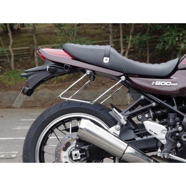 World Walk ワールドウォーク Z900RS用サドルバッグサポート タイプ：メッキ／両側 Z900RS KAWASAKI カワサキ バッグ・ボックス取り付けステーの画像