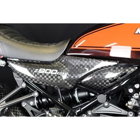 Z900RS エーテック　サイドカバーカーボン A-TECH（エーテック） サイドカバー 素材：開繊ドライカーボン(KDC