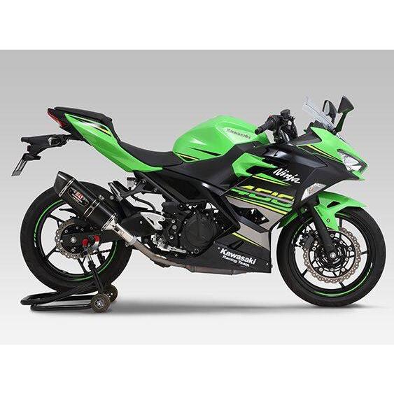YOSHIMURA ヨシムラ スリップオン R-77Sサイクロン カーボンエンド EXPORT SPEC 政府認証 Ninja250 Ninja400 Z250 Z400 KAWASAKI カワサキ マフラー_2