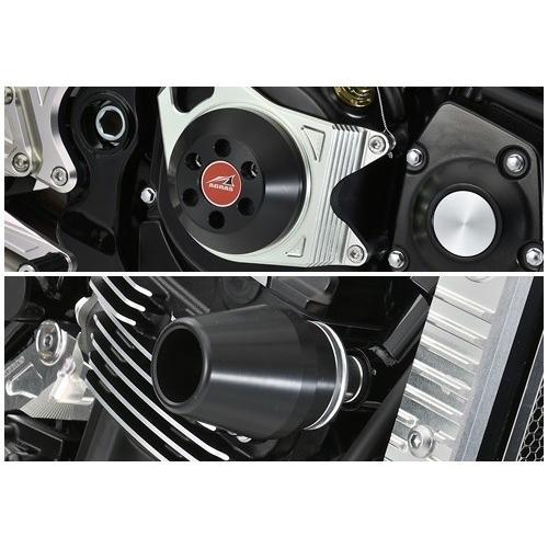 AGRAS アグラス レーシングスライダー 3点セット カラー：ホワイト Z900RS KAWASAKI カワサキ エンジンスライダー・フレームスライダー フレーム