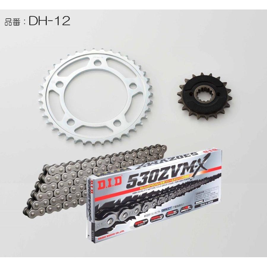 D.I.D DID ダイドー チェーン＆スプロケット3点交換キット カラー