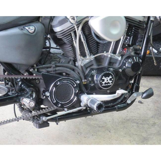Neofactory ネオファクトリー レールスタイル トランススプロケットカバー SPORTSTERファミリー HARLEY-DAVIDSON ハーレーダビッドソン スプロケットカバーの画像